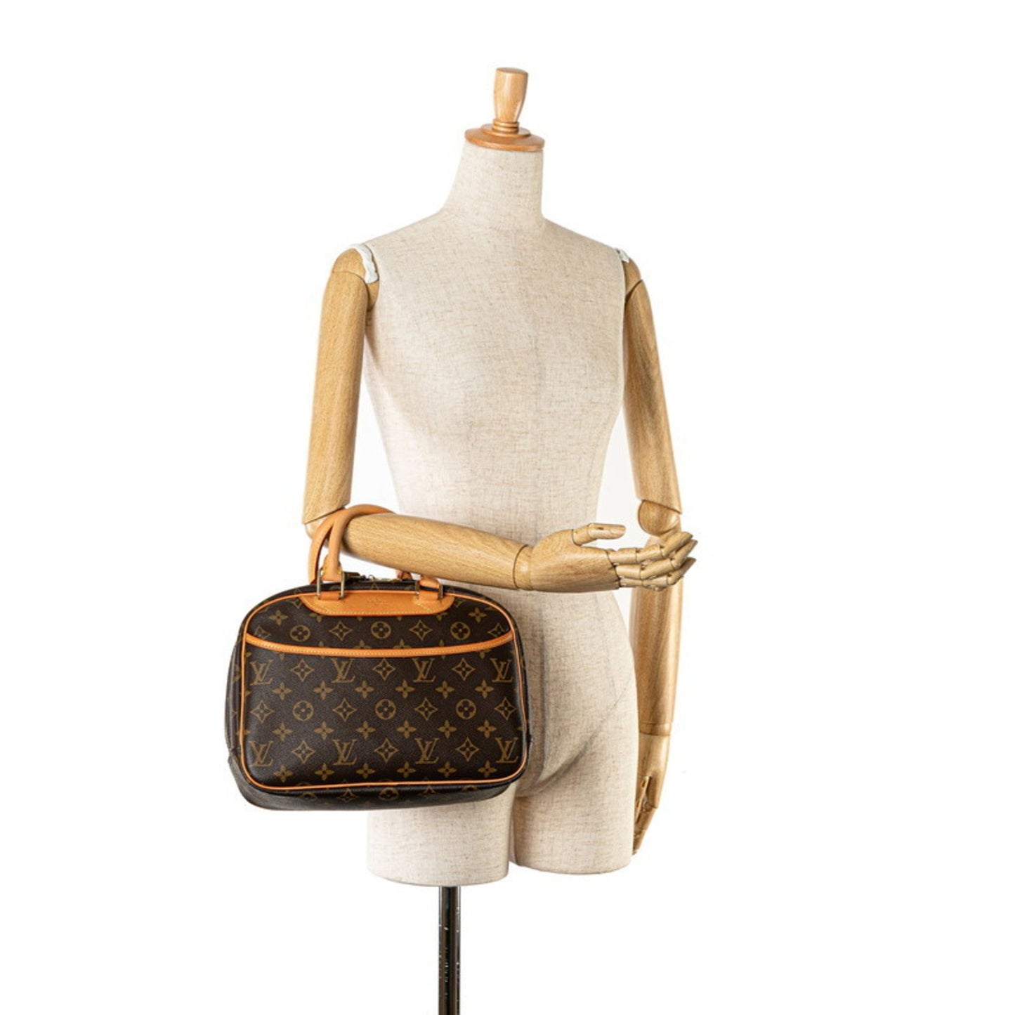 Louis Vuitton Trouville Brown Canvas Hand Bag