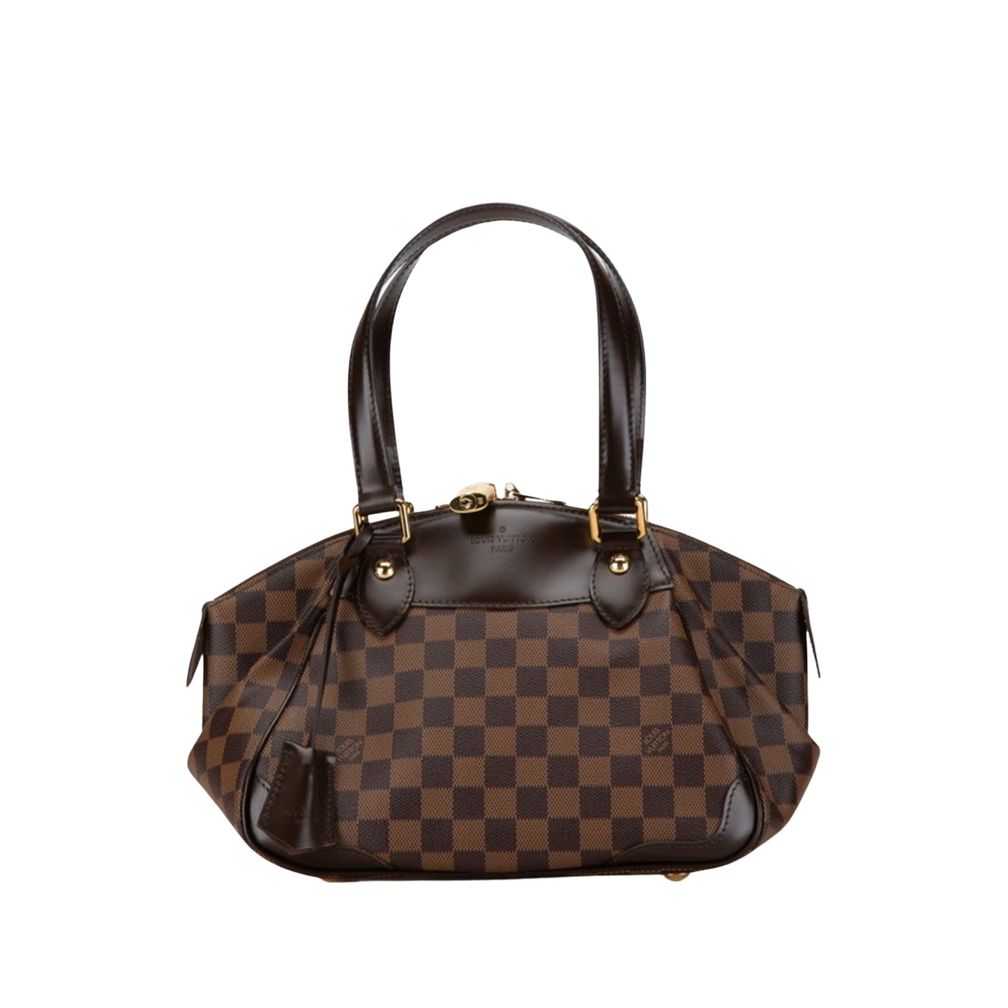 Louis Vuitton Verona Brown Canvas Hand Bag