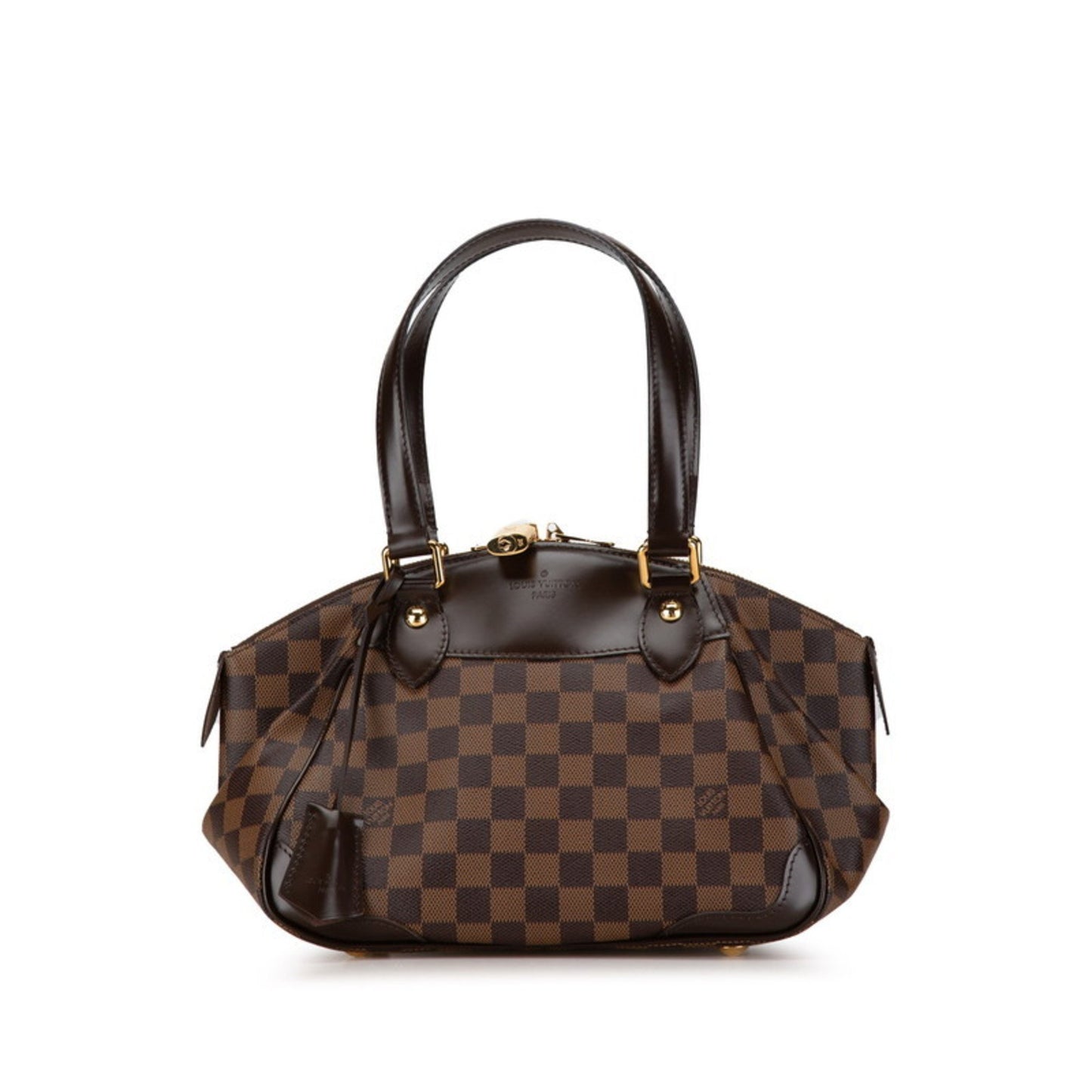 Louis Vuitton Verona Brown Canvas Hand Bag