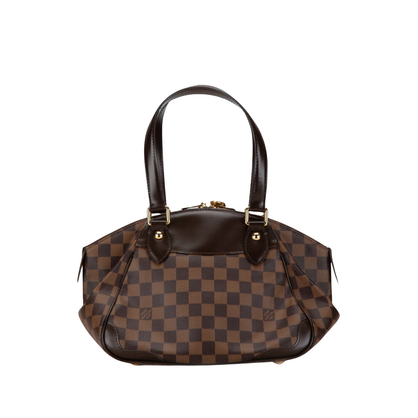 Louis Vuitton Verona Brown Canvas Hand Bag