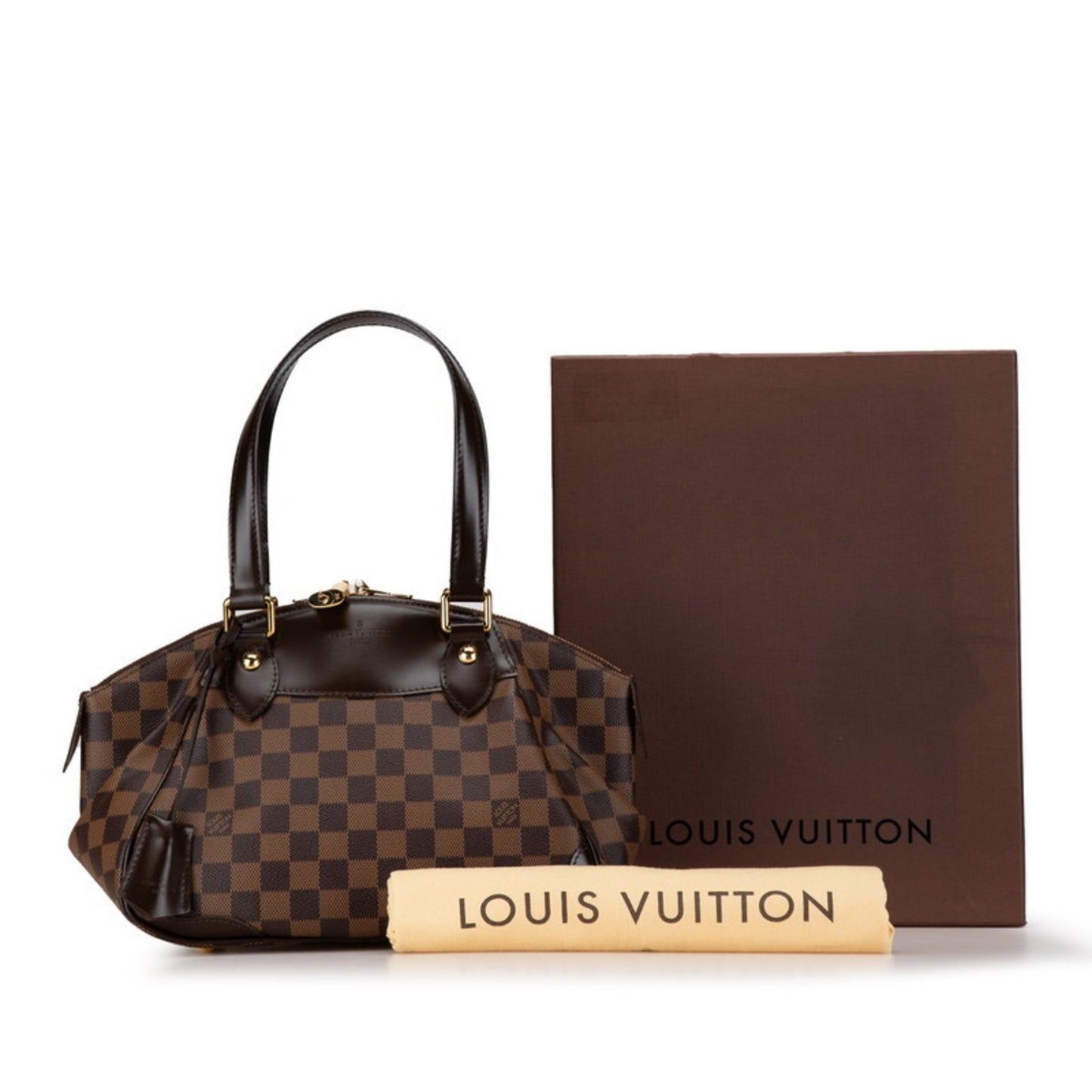 Louis Vuitton Verona Brown Canvas Hand Bag