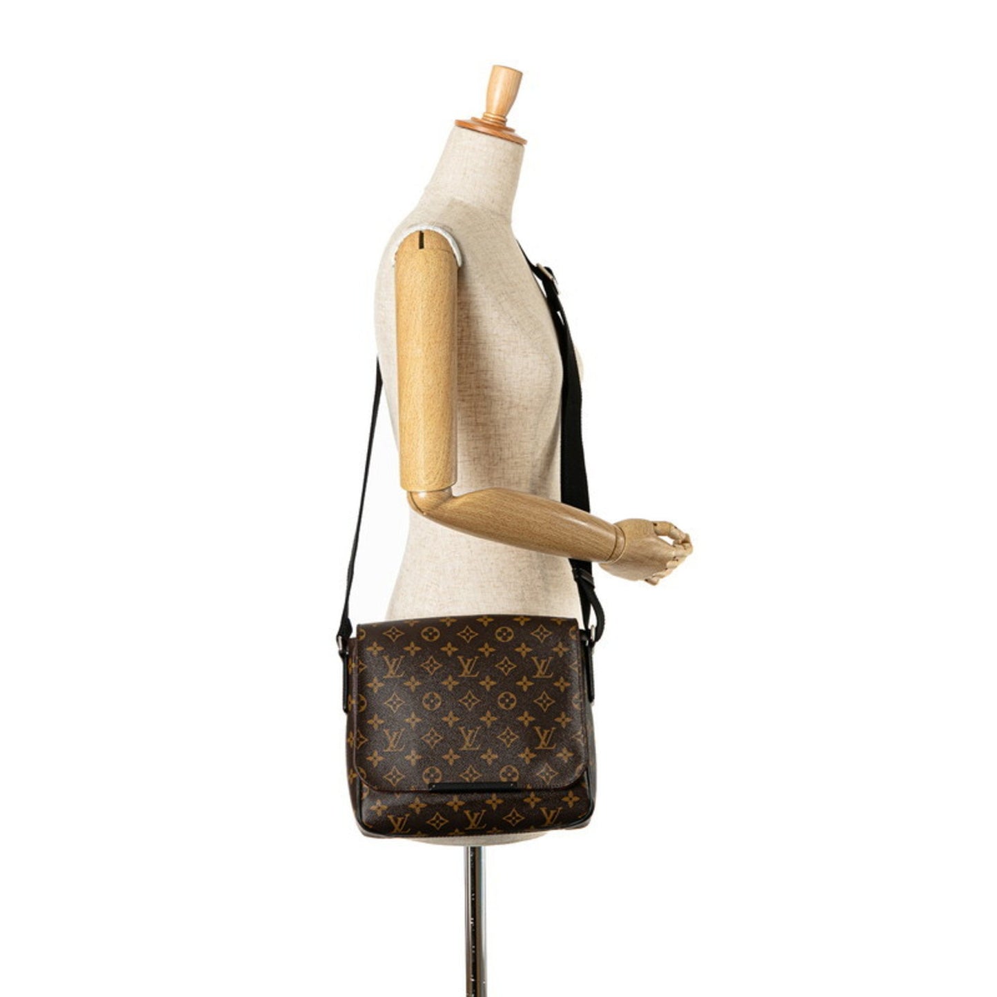 Louis Vuitton District Brown Canvas Shoulder Bag