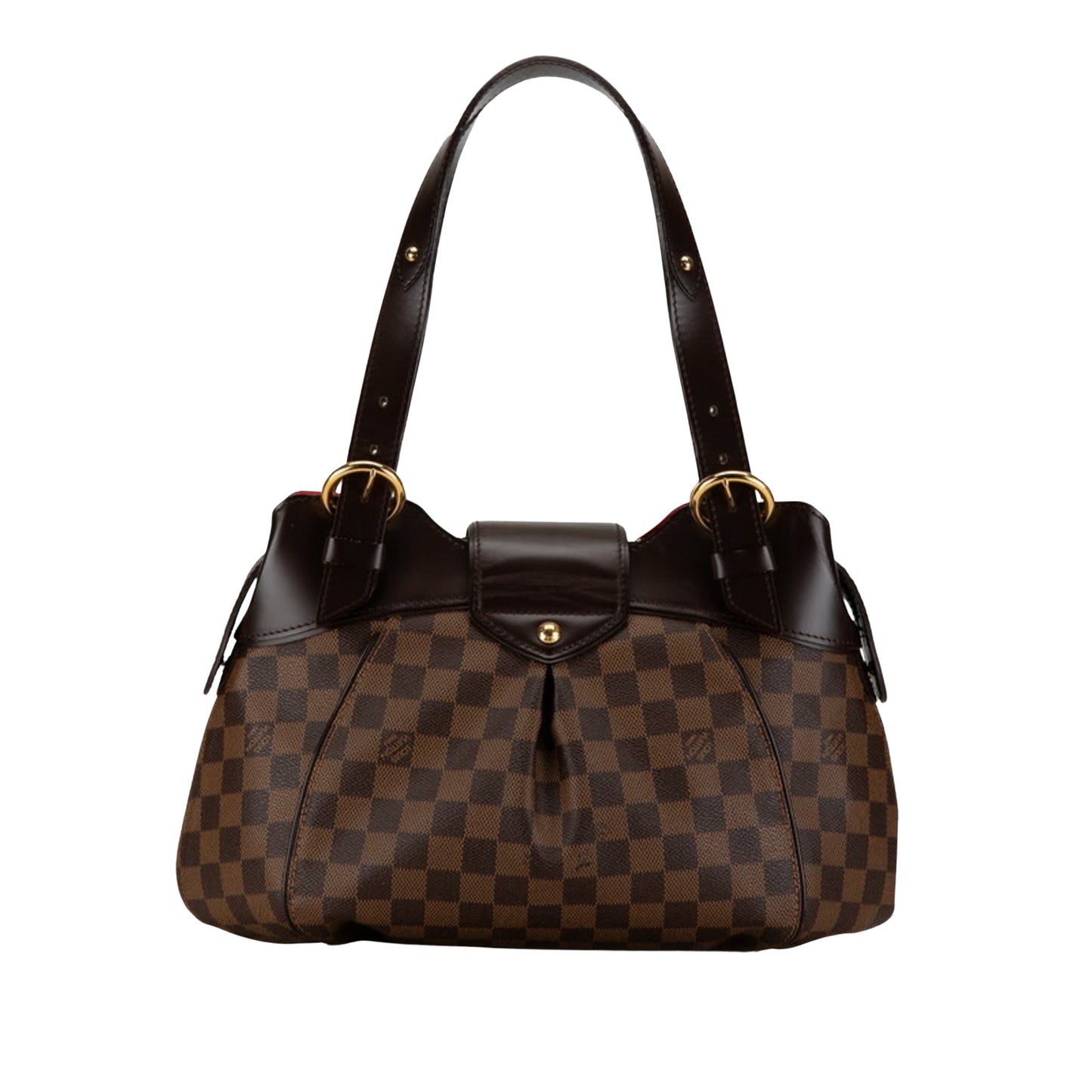 Louis Vuitton Sistina Brown Canvas Shoulder Bag