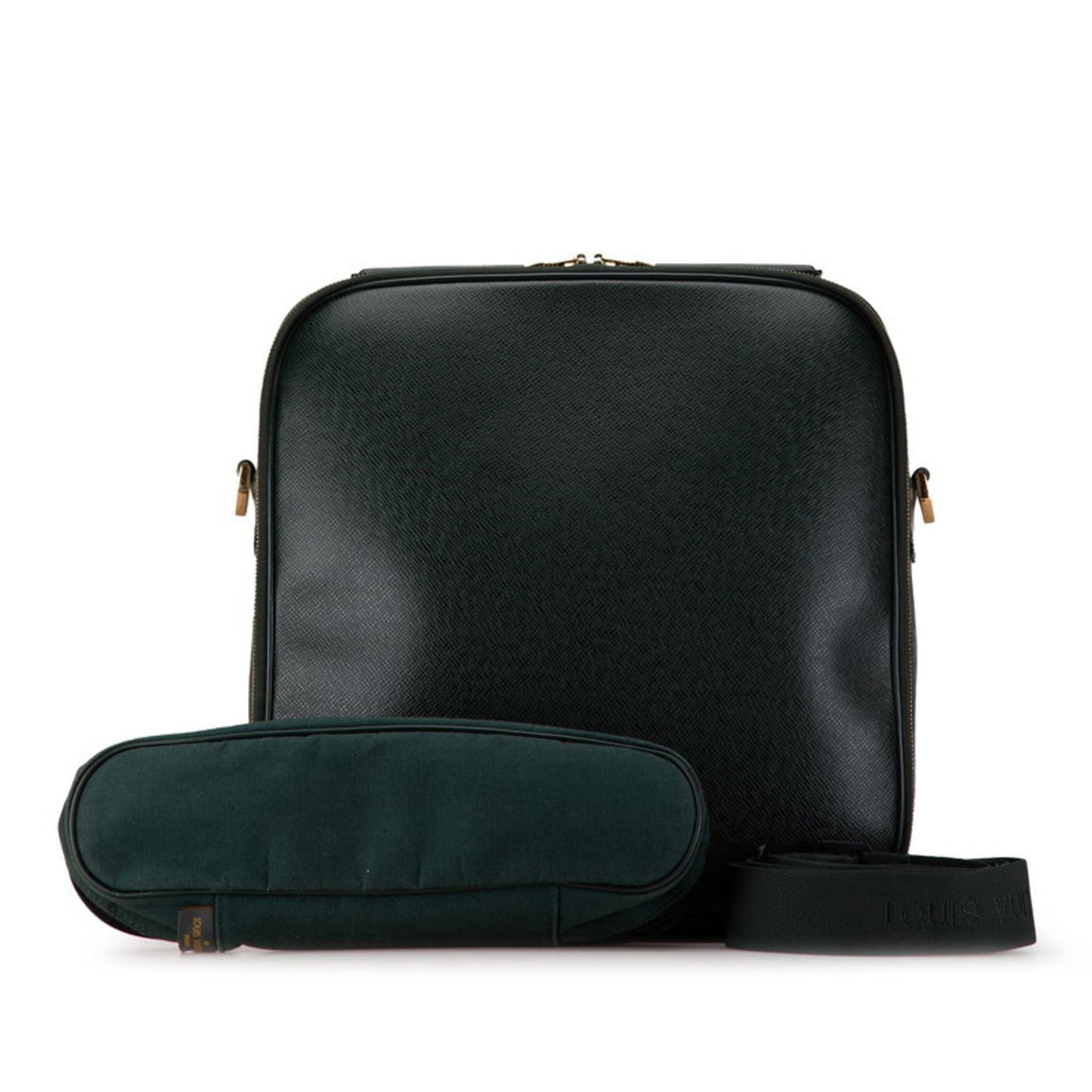 Louis Vuitton Tura Green Leather Shoulder Bag