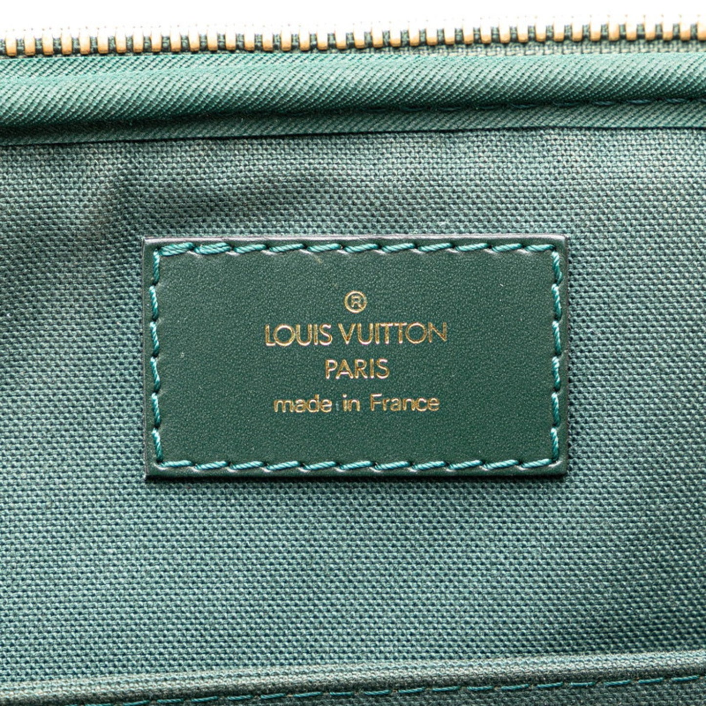 Louis Vuitton Tura Green Leather Shoulder Bag