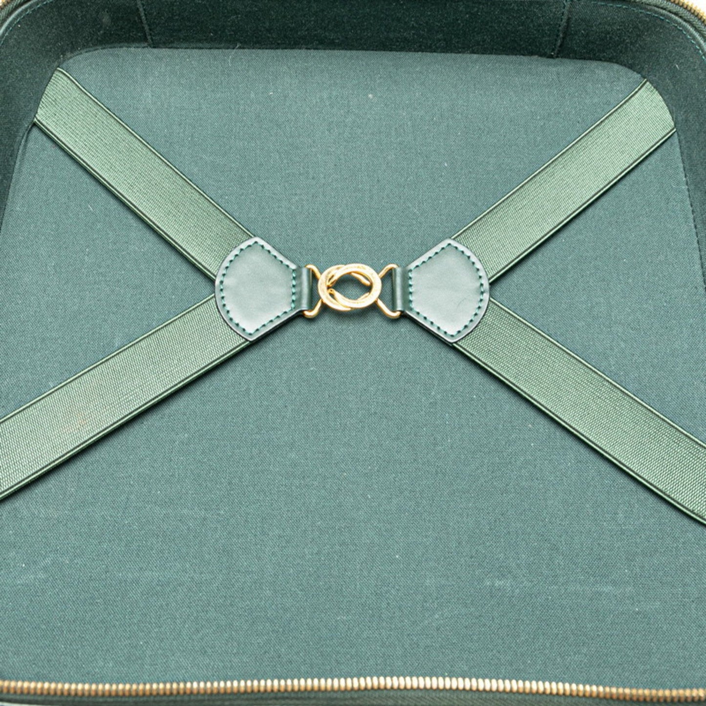 Louis Vuitton Tura Green Leather Shoulder Bag