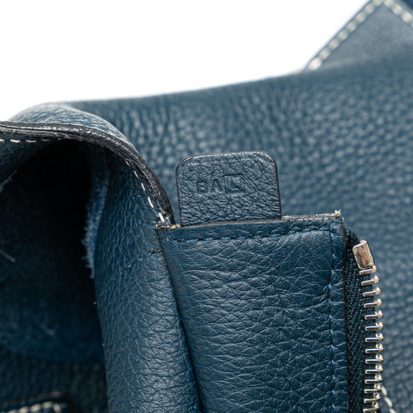 Hermès Goodnews Navy Leather Shoulder Bag