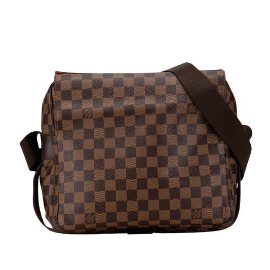 Louis Vuitton Naviglio Brown Canvas Shoulder Bag