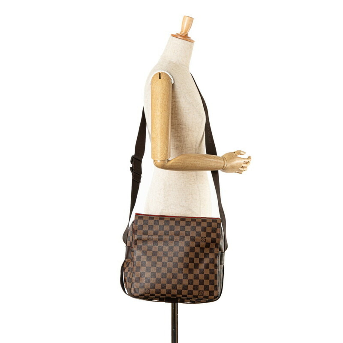 Louis Vuitton Naviglio Brown Canvas Shoulder Bag