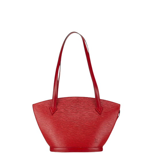 Louis Vuitton Saint Jacques Red Leather Shoulder Bag