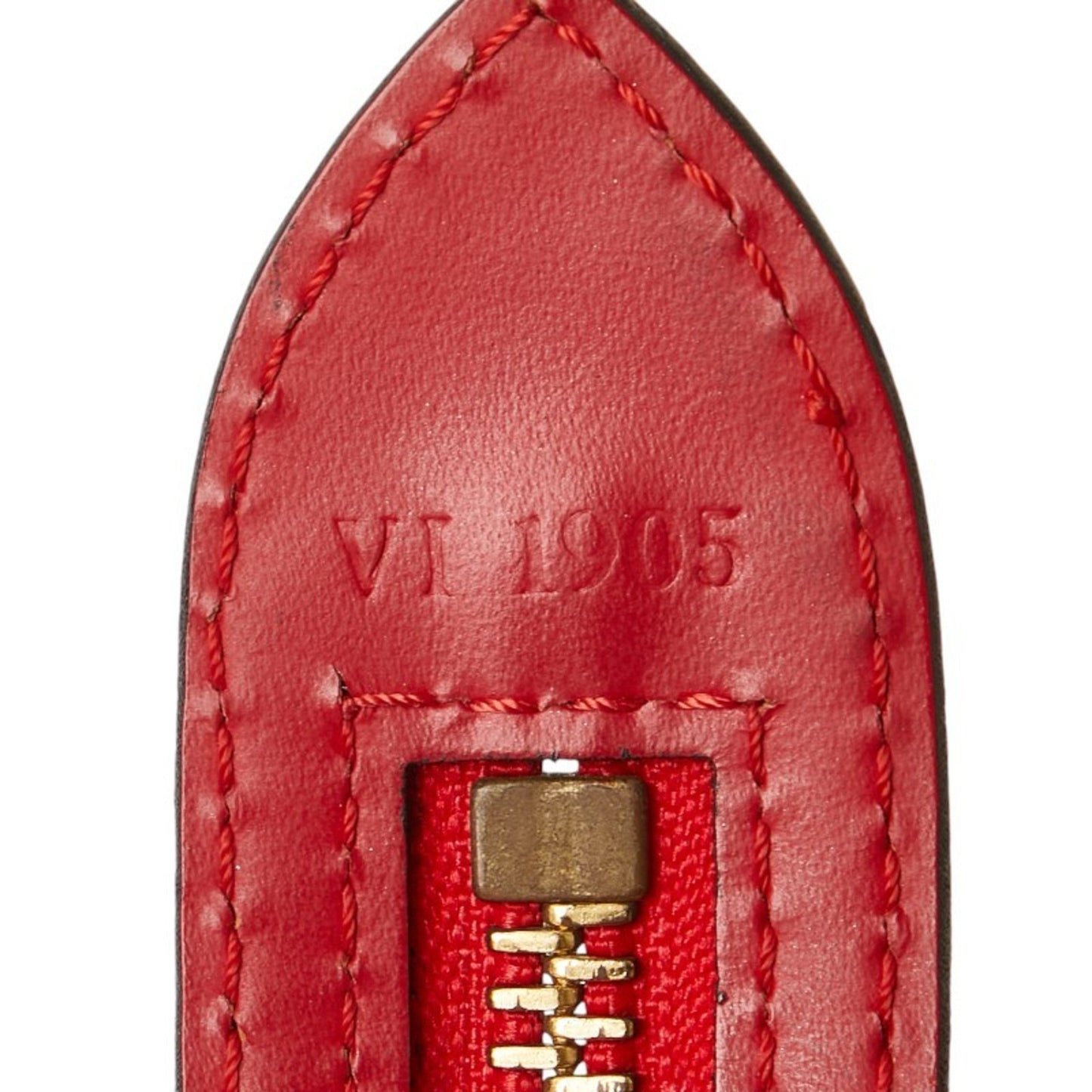 Louis Vuitton Saint Jacques Red Leather Shoulder Bag