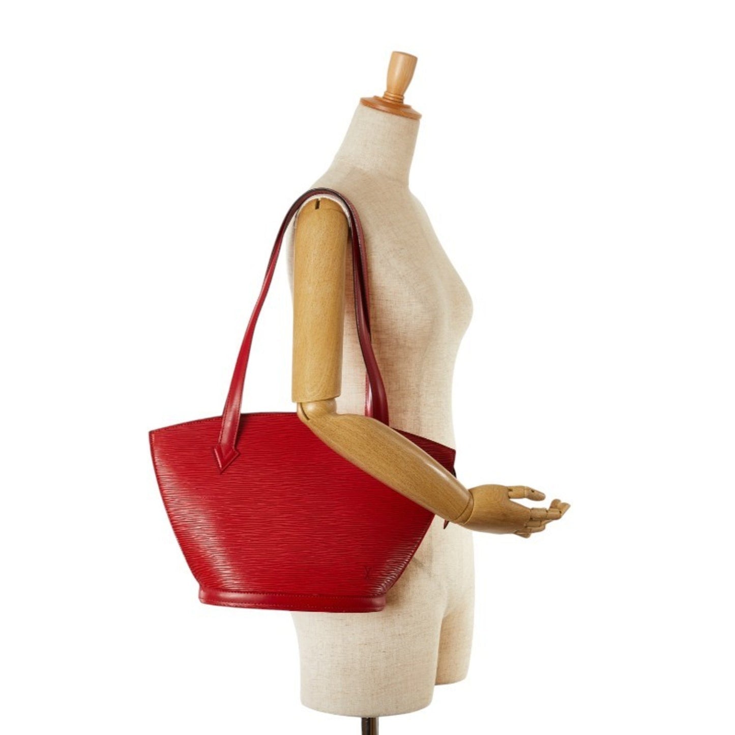 Louis Vuitton Saint Jacques Red Leather Shoulder Bag