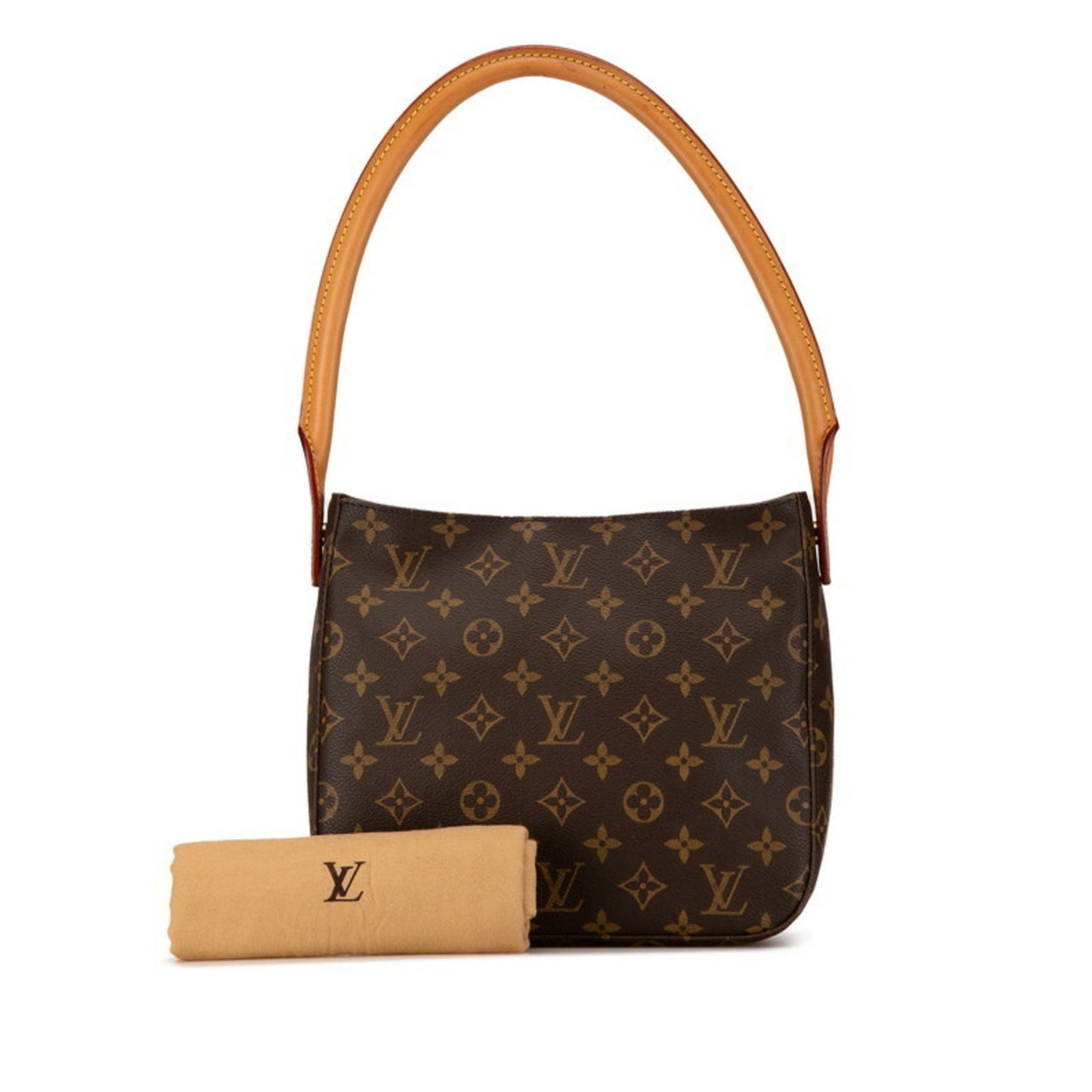 Louis Vuitton Looping MM Brown Canvas Shoulder Bag