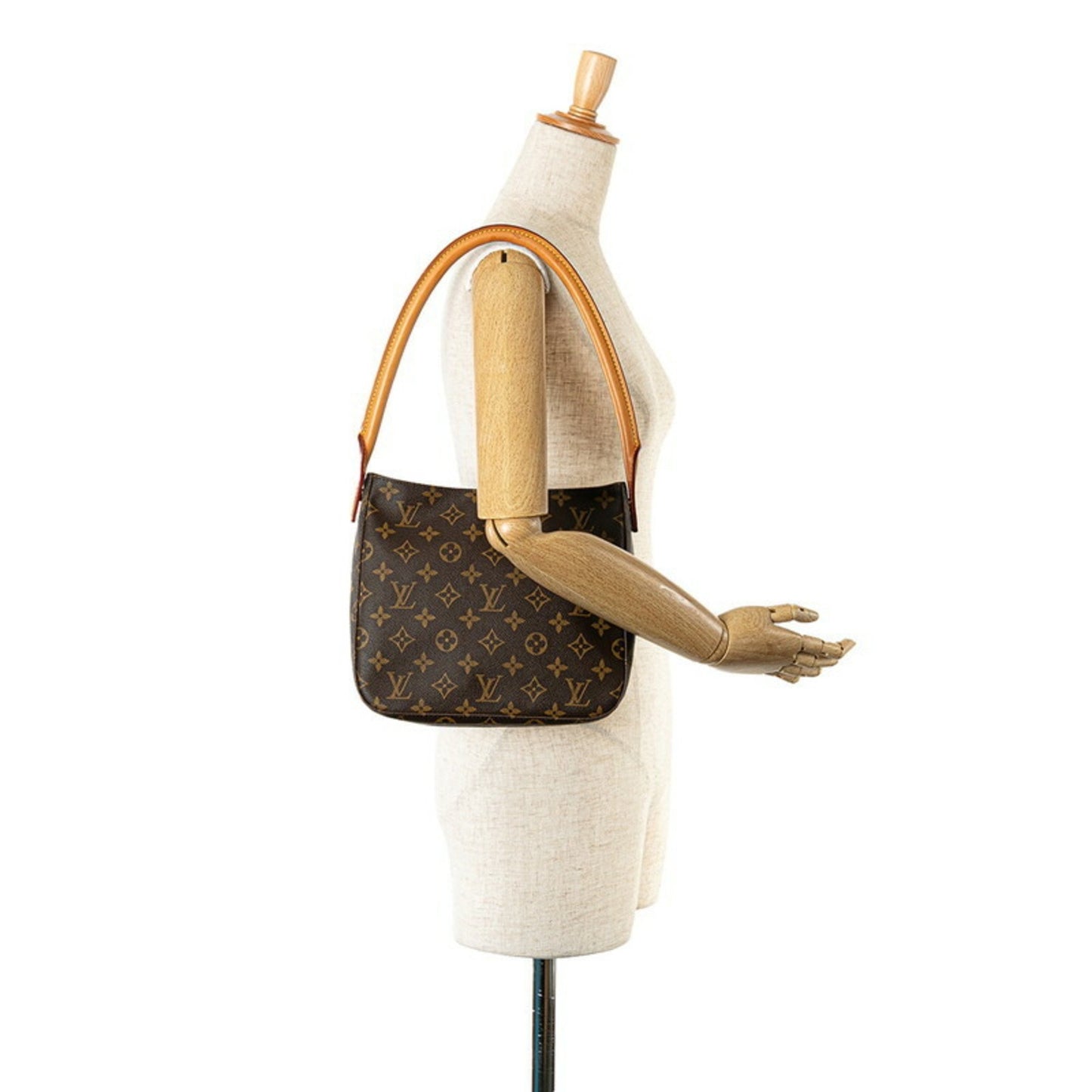 Louis Vuitton Looping MM Brown Canvas Shoulder Bag