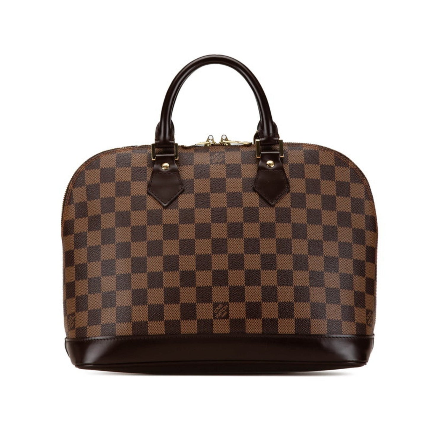 Louis Vuitton Alma Brown Canvas Hand Bag