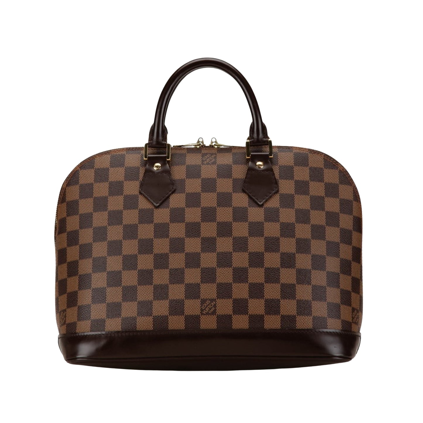 Louis Vuitton Alma Brown Canvas Hand Bag