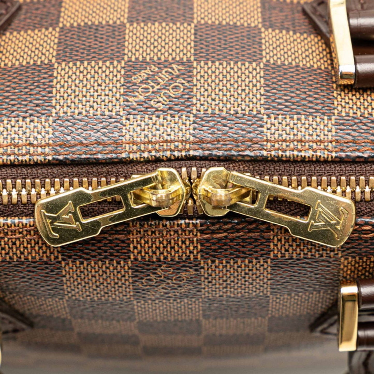 Louis Vuitton Alma Brown Canvas Hand Bag