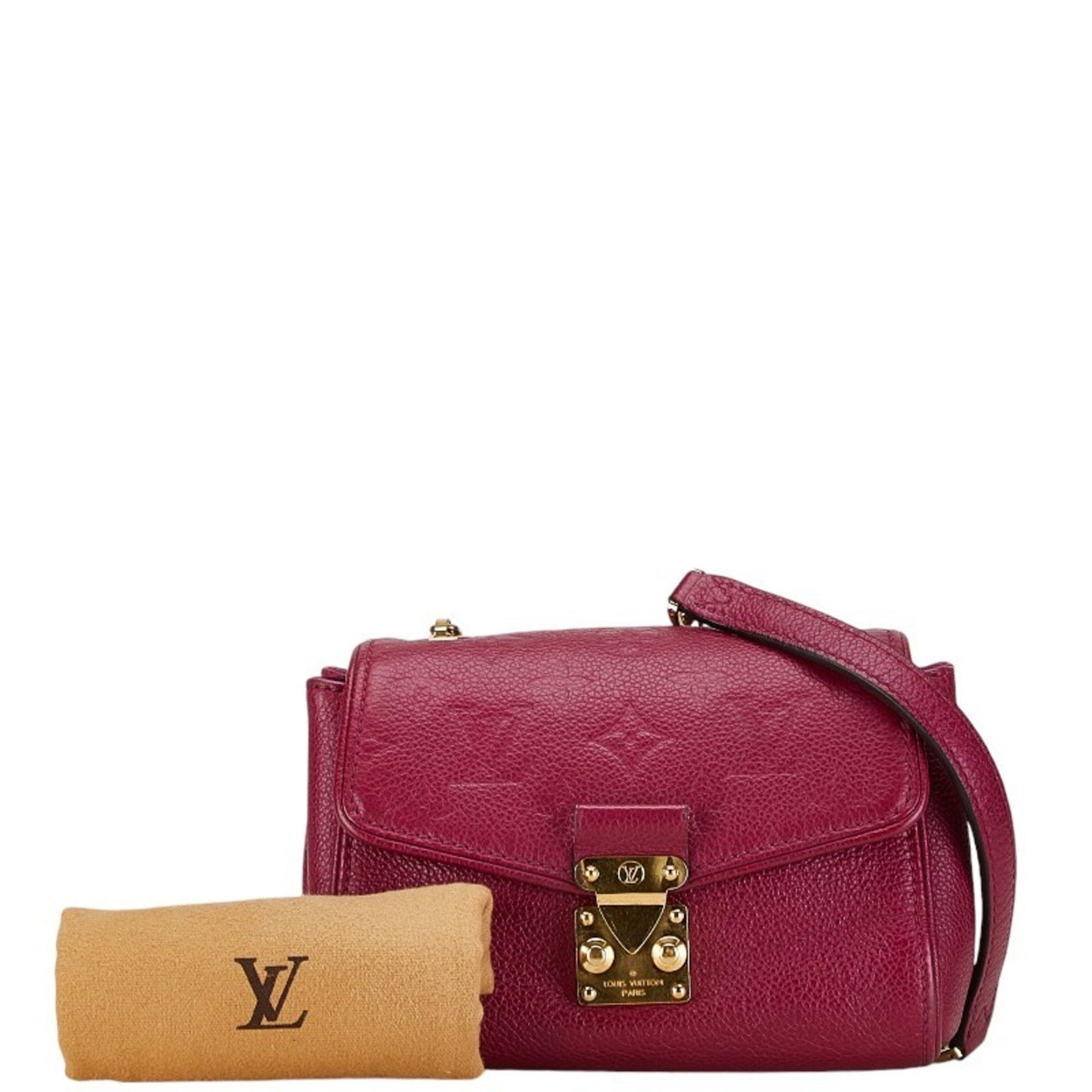 Louis Vuitton Saint Germain Purple Leather Shoulder Bag