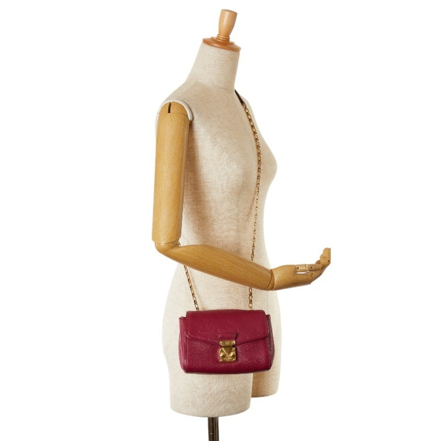 Louis Vuitton Saint Germain Purple Leather Shoulder Bag