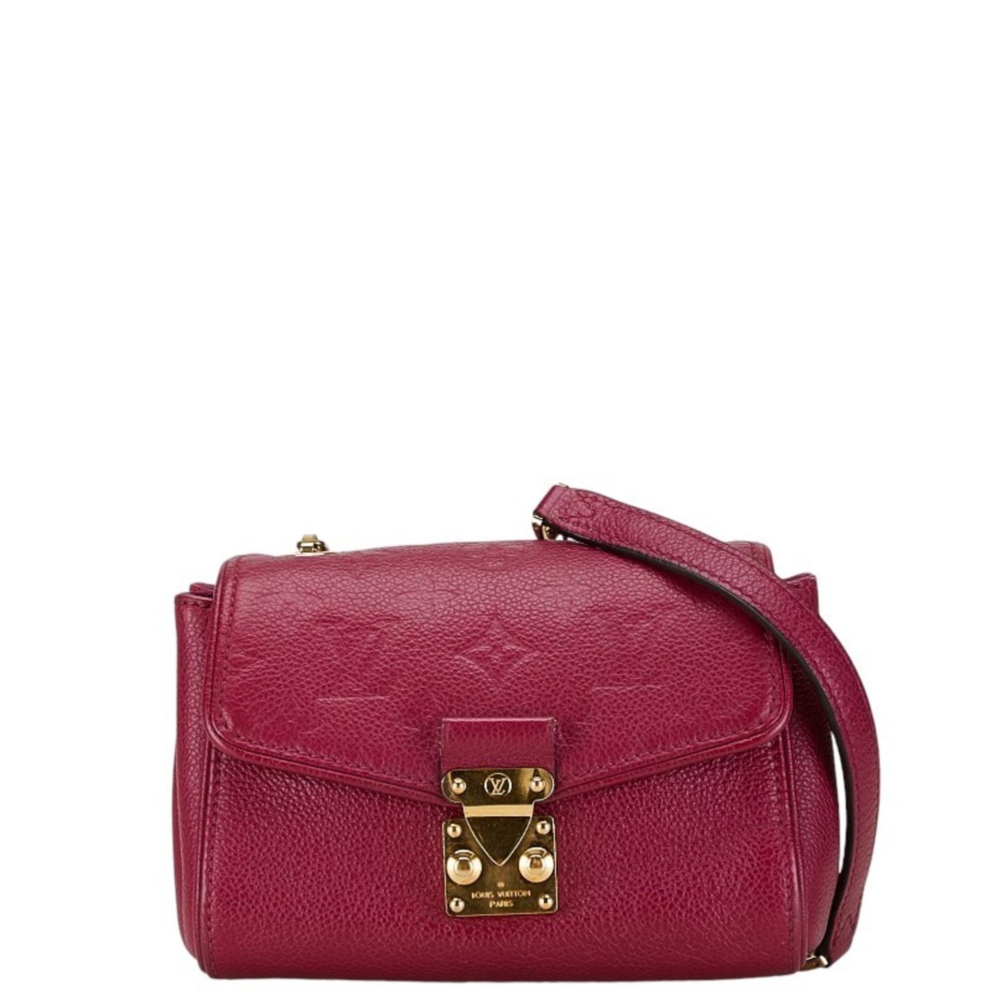 Louis Vuitton Saint Germain Purple Leather Shoulder Bag