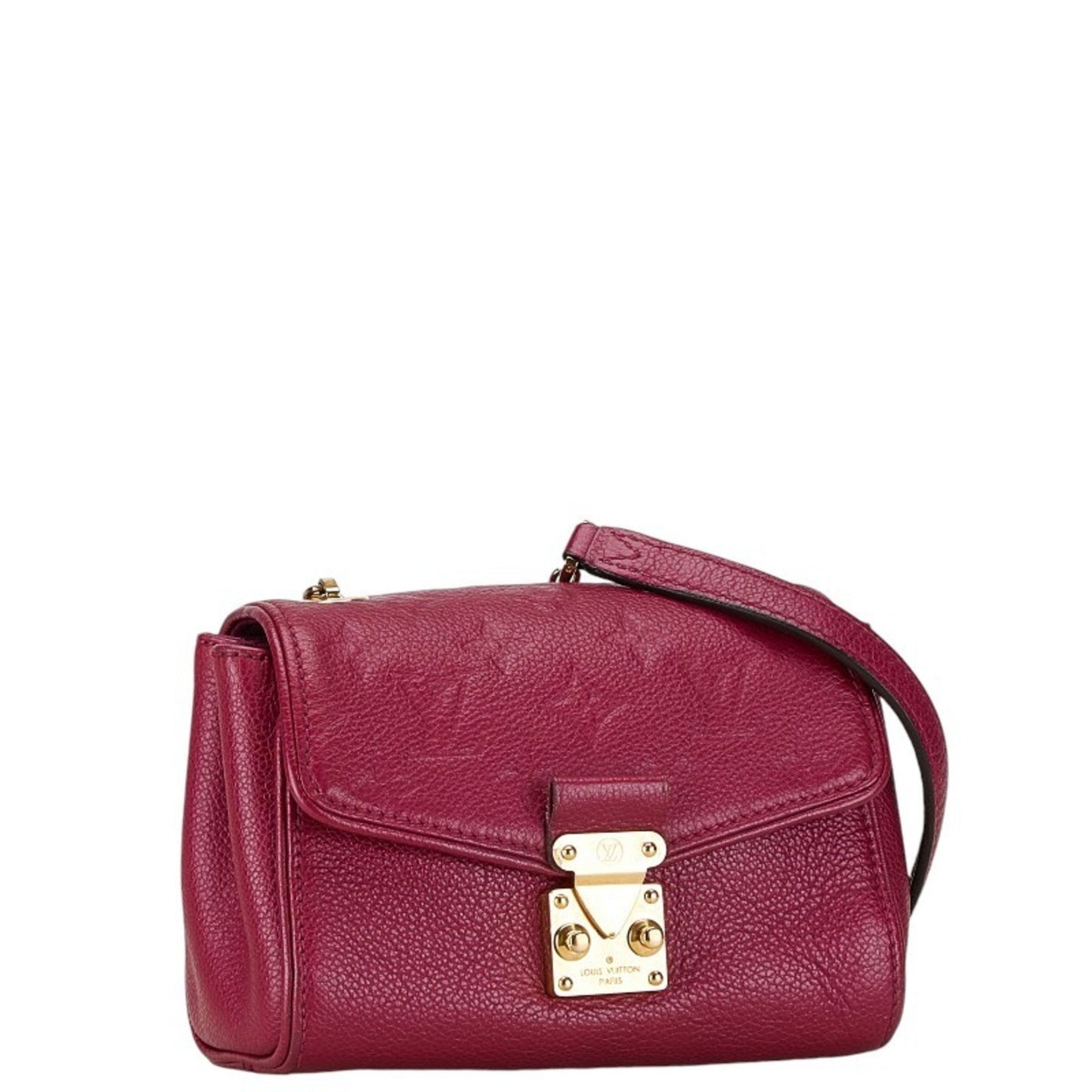 Louis Vuitton Saint Germain Purple Leather Shoulder Bag