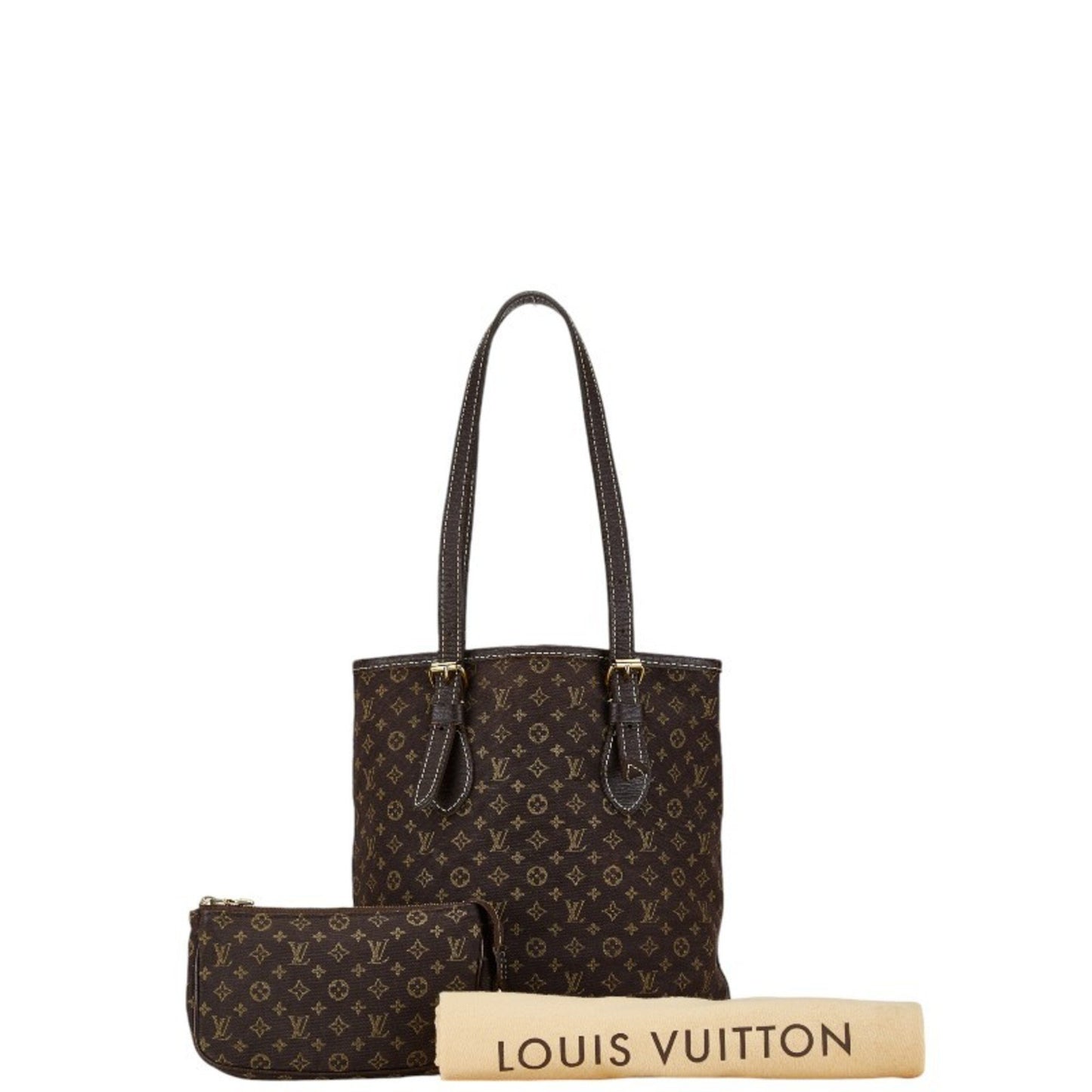 Louis Vuitton Bucket Brown Canvas Tote Bag