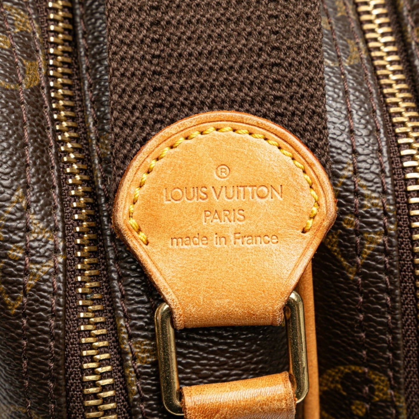 Louis Vuitton Reporter Brown Canvas Shoulder Bag