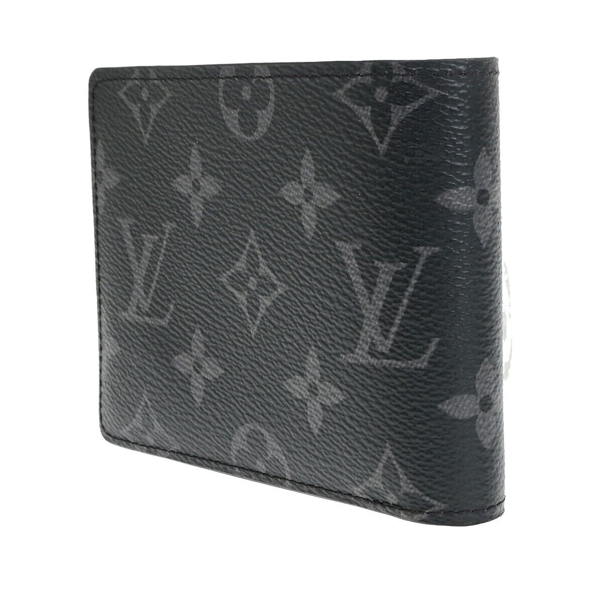 Louis Vuitton Portefeuille Black Canvas Wallet Accessories