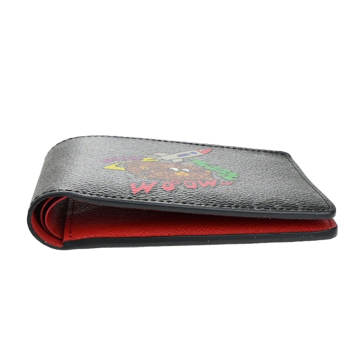 Louis Vuitton Portefeuille Black Canvas Wallet Accessories