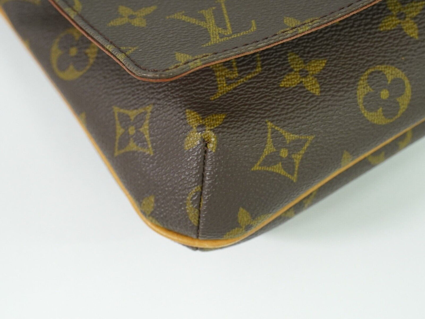 Louis Vuitton Musette Tango Brown Canvas Shoulder Bag