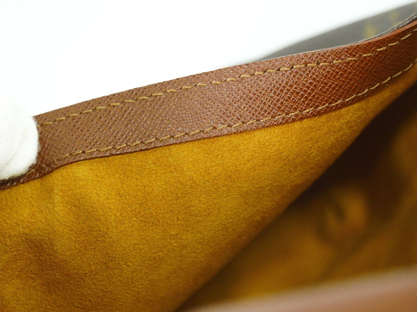 Louis Vuitton Musette Tango Brown Canvas Shoulder Bag