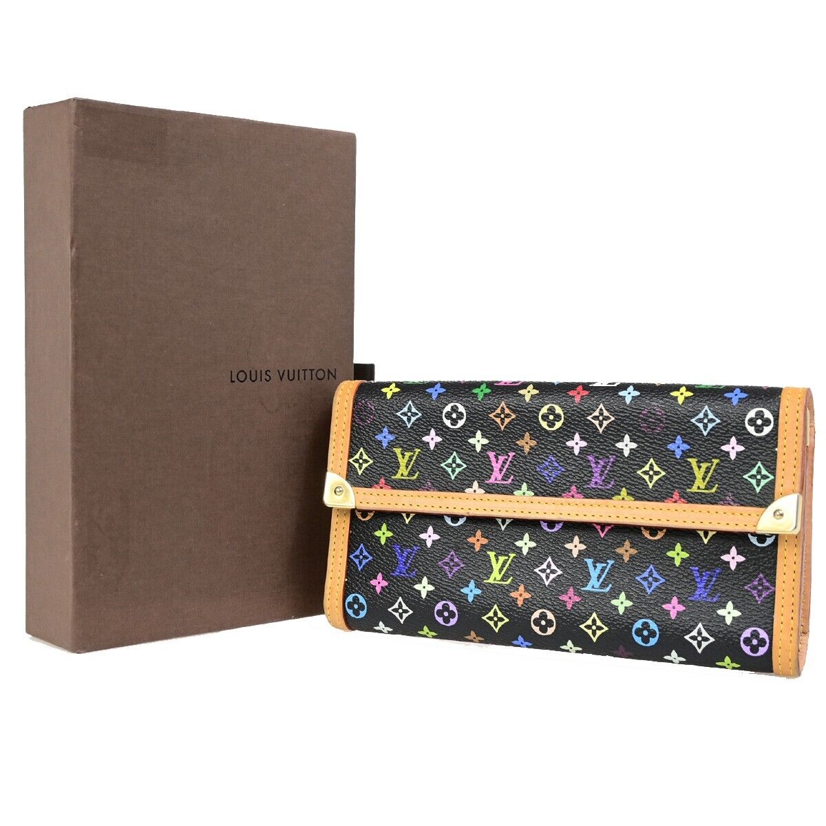 Louis Vuitton Porte tresor international Multicolour Canvas Wallet Accessories