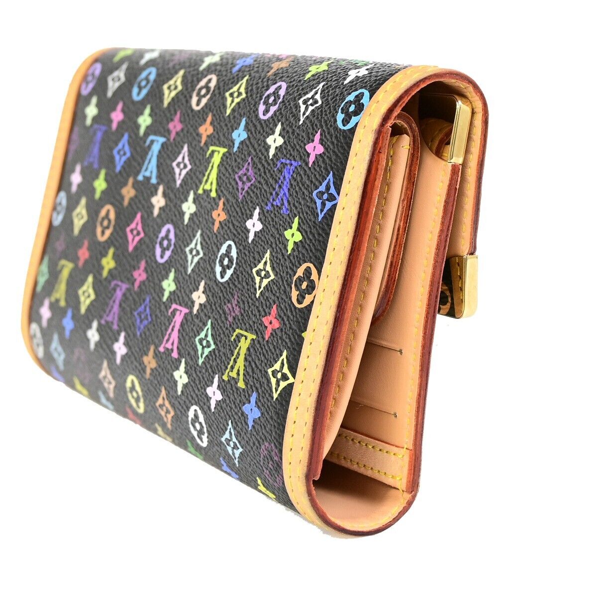 Louis Vuitton Porte tresor international Multicolour Canvas Wallet Accessories