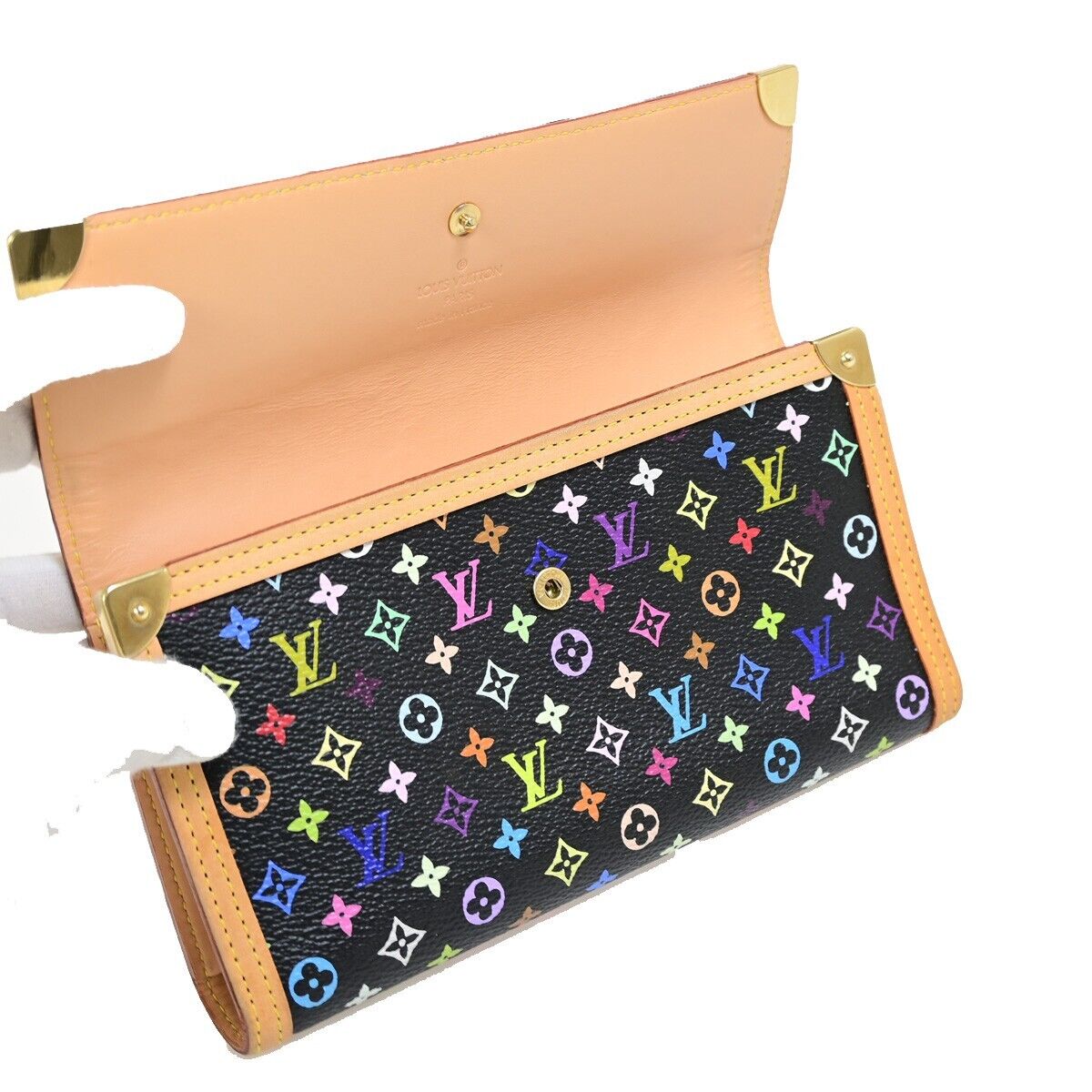 Louis Vuitton Porte tresor international Multicolour Canvas Wallet Accessories