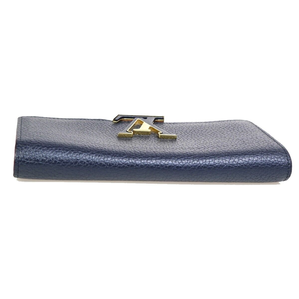 Louis Vuitton Capucines Navy Leather Wallet Accessories