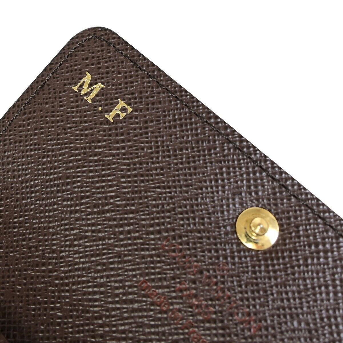 Louis Vuitton Porte clés Brown Canvas Wallet Accessories