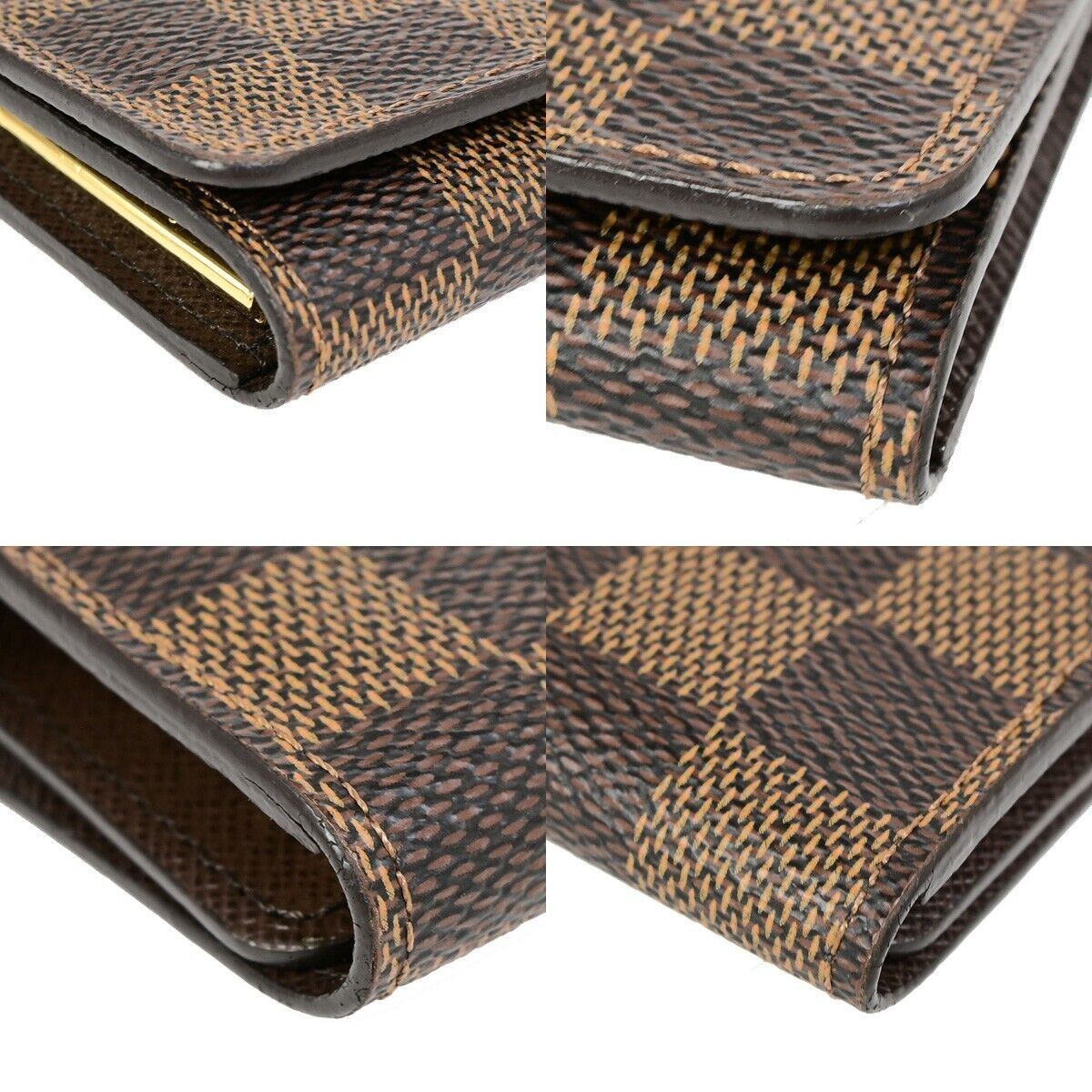 Louis Vuitton Porte clés Brown Canvas Wallet Accessories