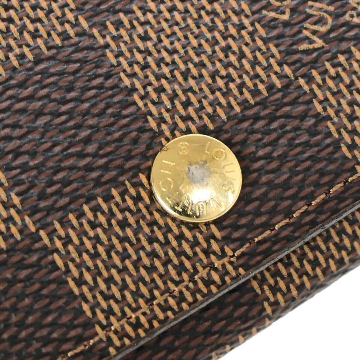 Louis Vuitton Porte clés Brown Canvas Wallet Accessories