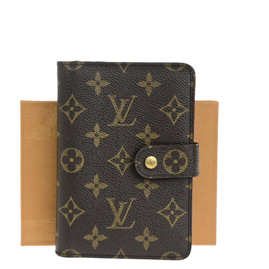 Louis Vuitton Porte papier zip Brown Canvas Wallet Accessories