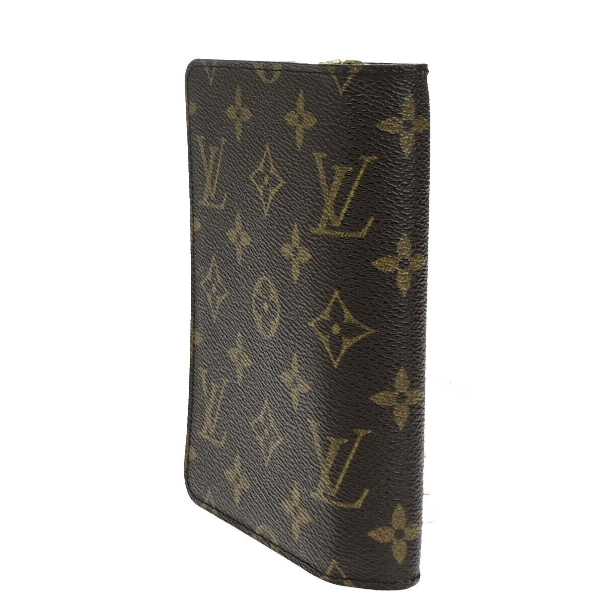 Louis Vuitton Porte papier zip Brown Canvas Wallet Accessories