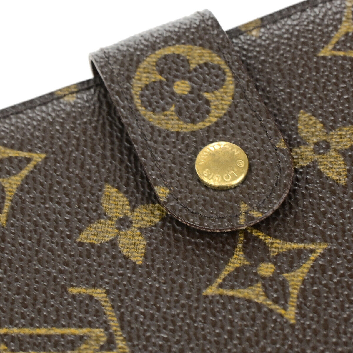 Louis Vuitton Porte papier zip Brown Canvas Wallet Accessories