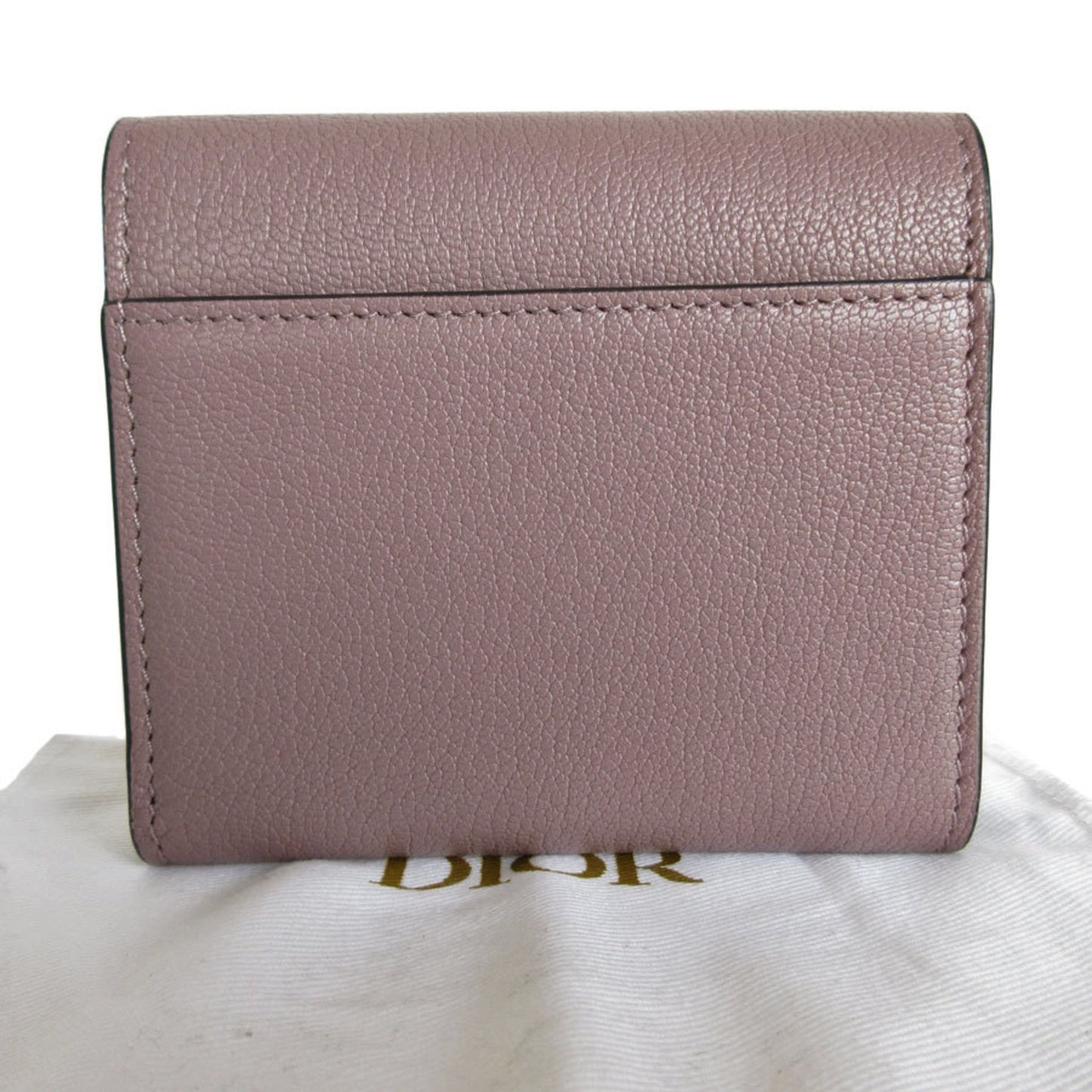 Dior Saddle Purple Leather Wallet Accessories