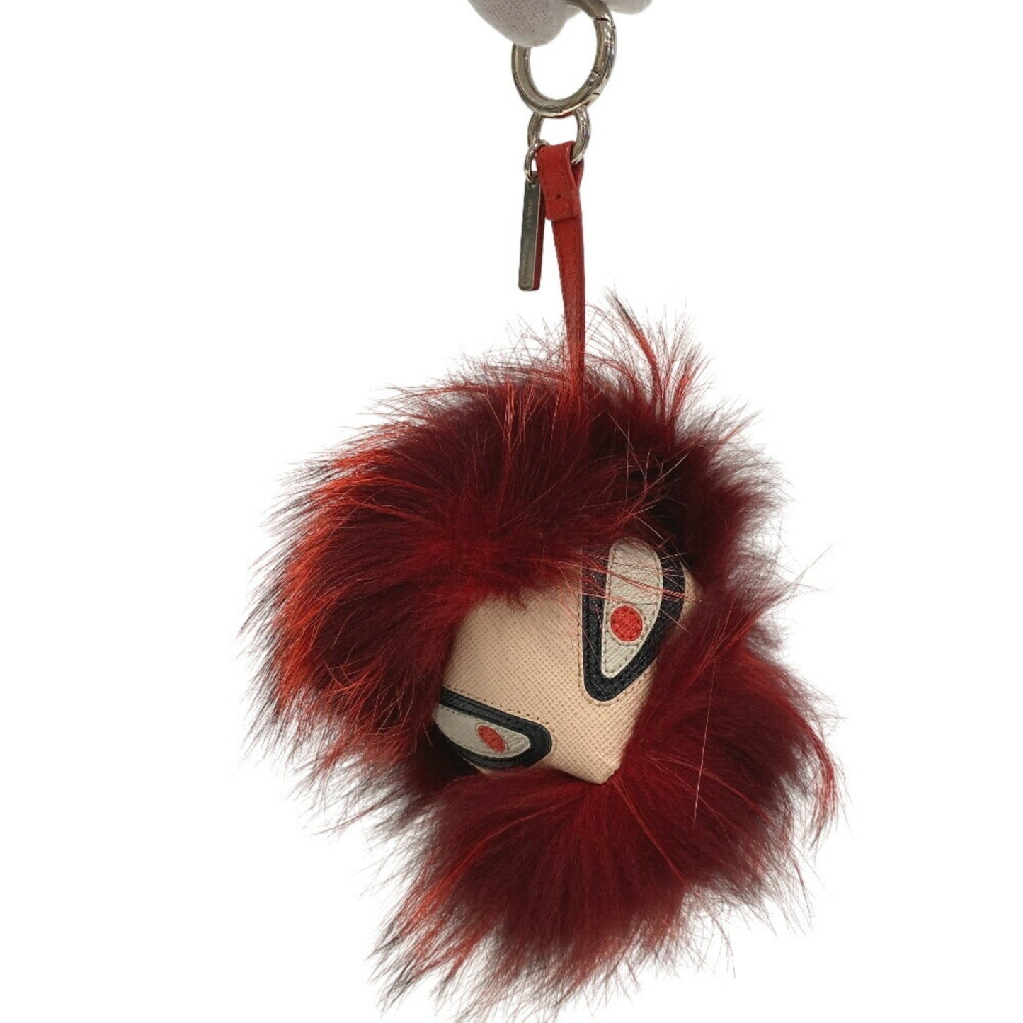 Fendi Monster Red Fur Wallet Accessories