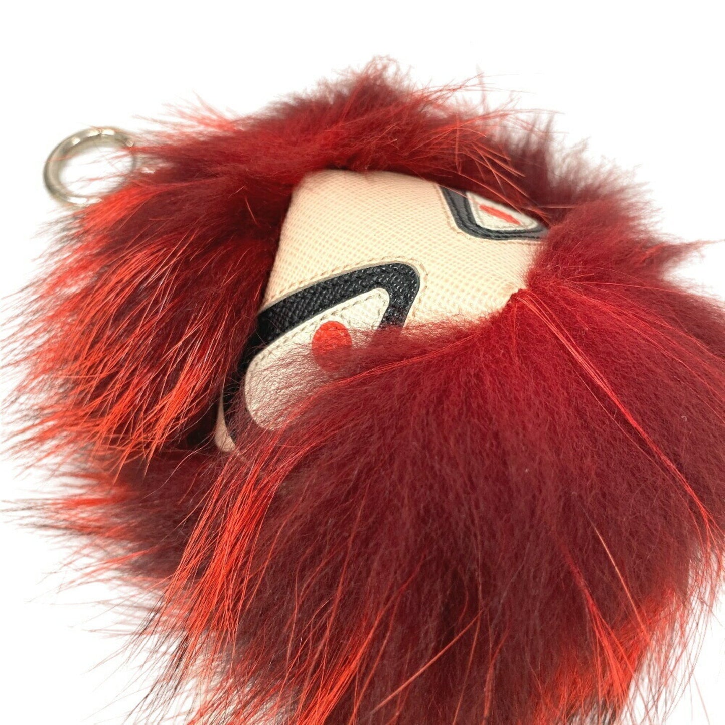 Fendi Monster Red Fur Wallet Accessories