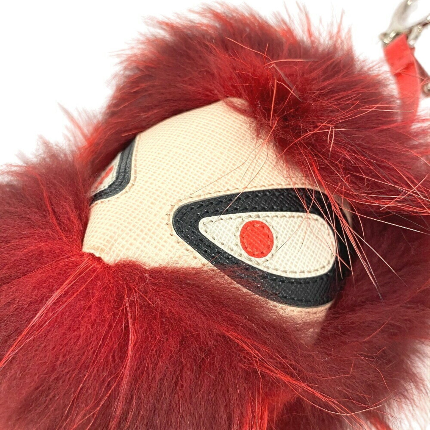 Fendi Monster Red Fur Wallet Accessories