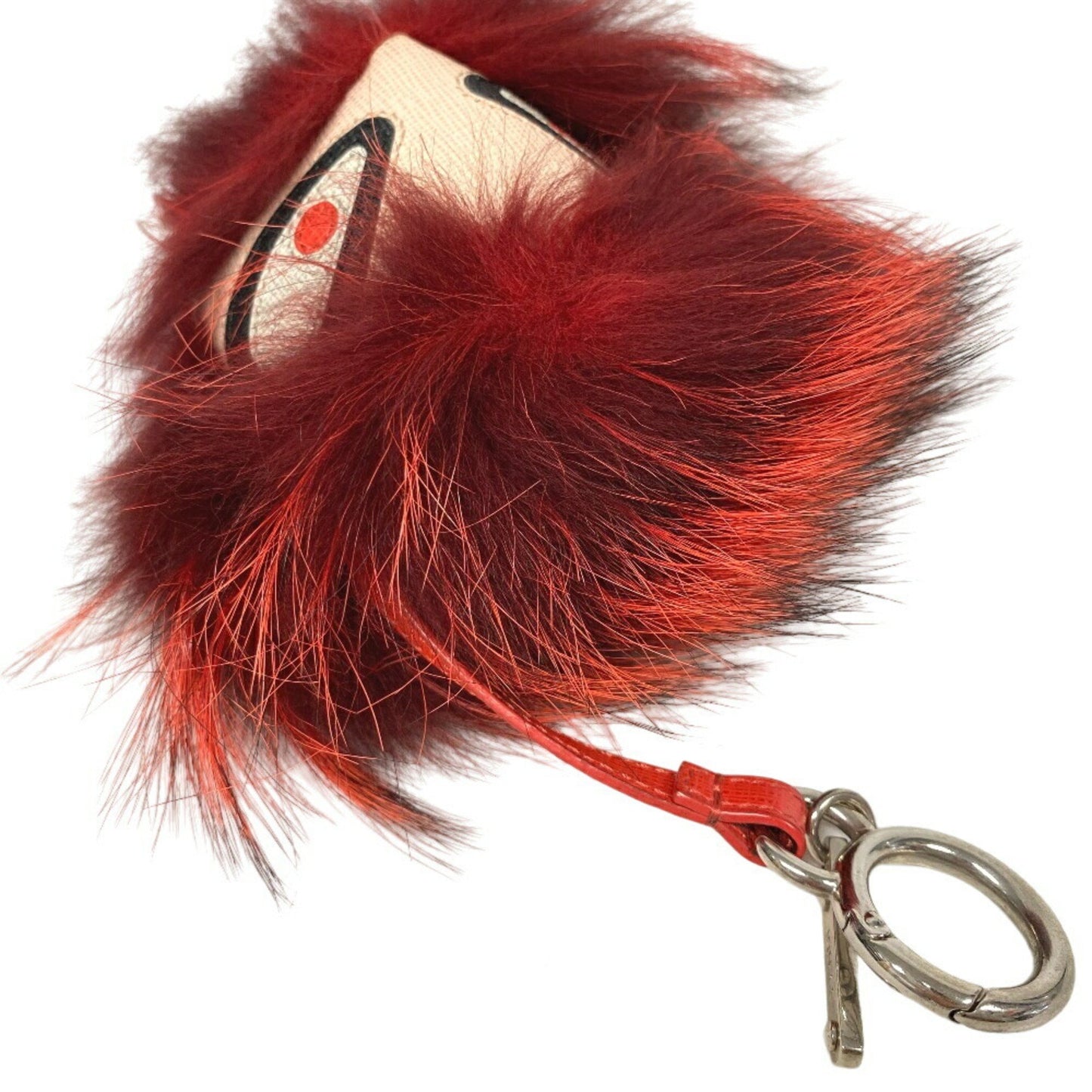 Fendi Monster Red Fur Wallet Accessories