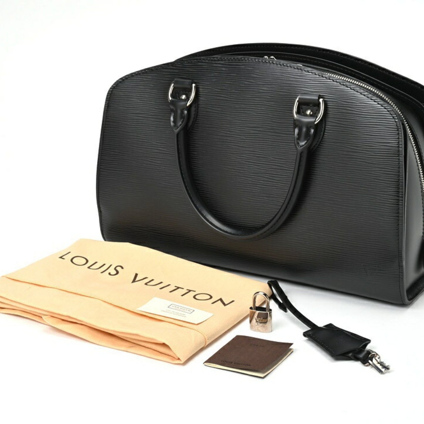 Louis Vuitton Pont Neuf Black Leather Hand Bag