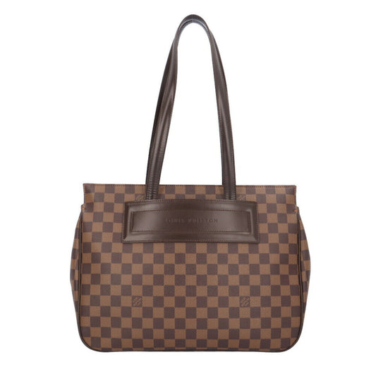 Louis Vuitton Parioli Brown Canvas Shopper Bag