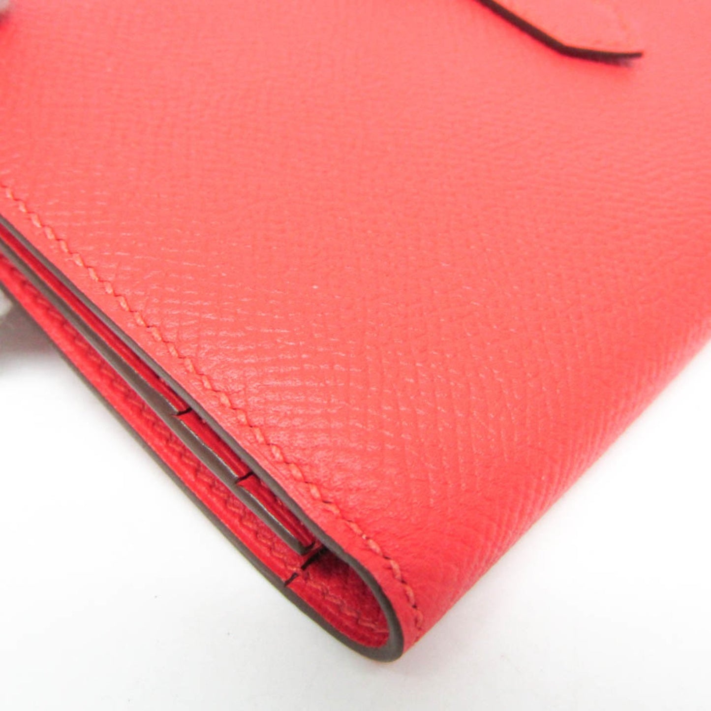 Hermès Béarn Red Leather Wallet Accessories