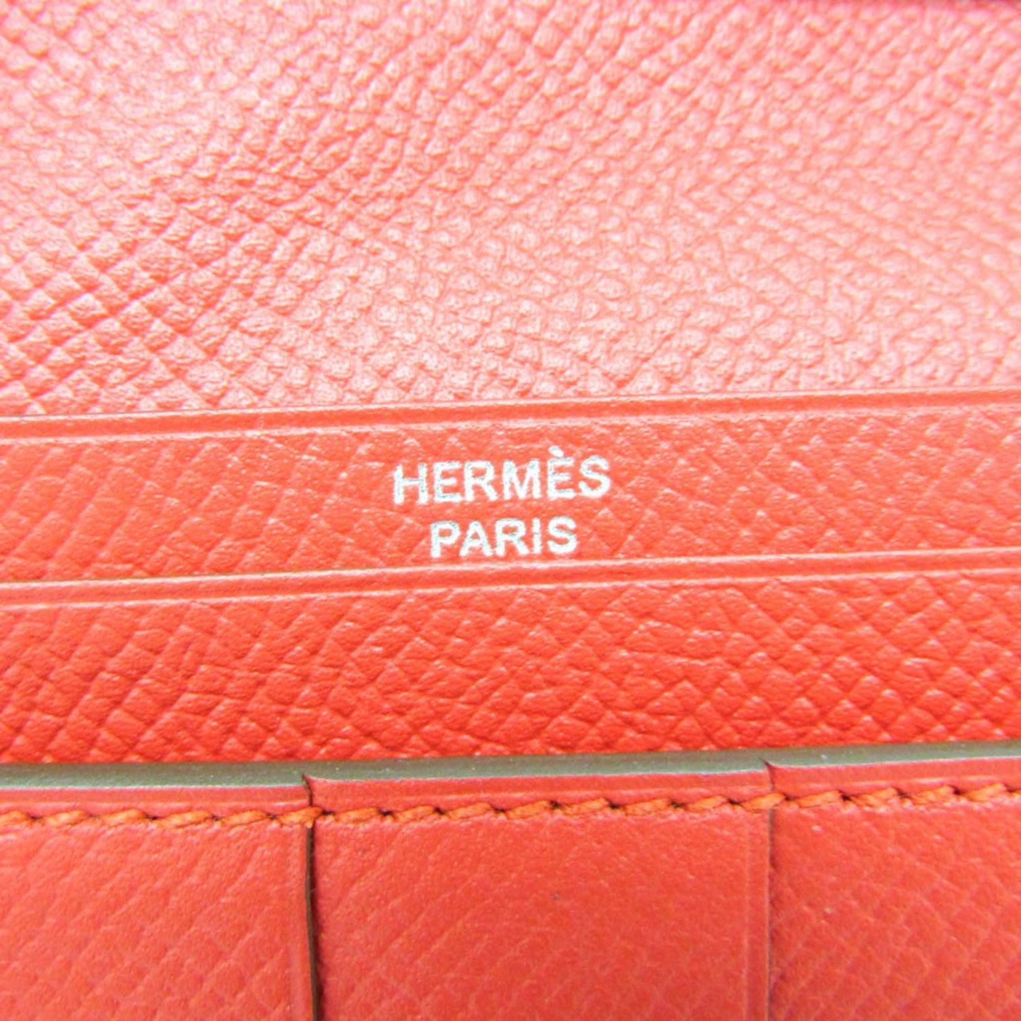 Hermès Béarn Red Leather Wallet Accessories